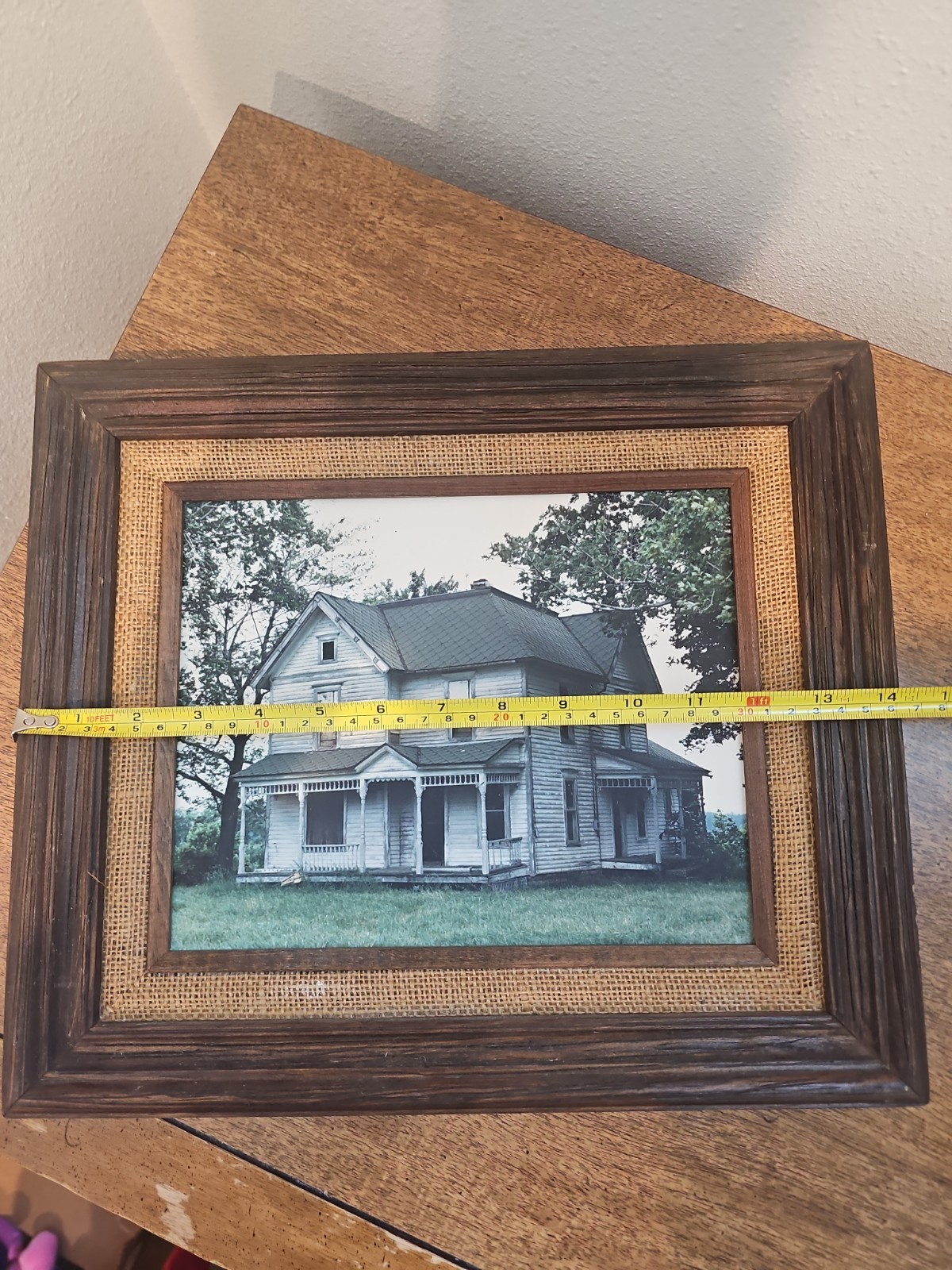 Richard Esterman Autographed Signed Vintage Farmhouse Sandusky Ohio Framed Art