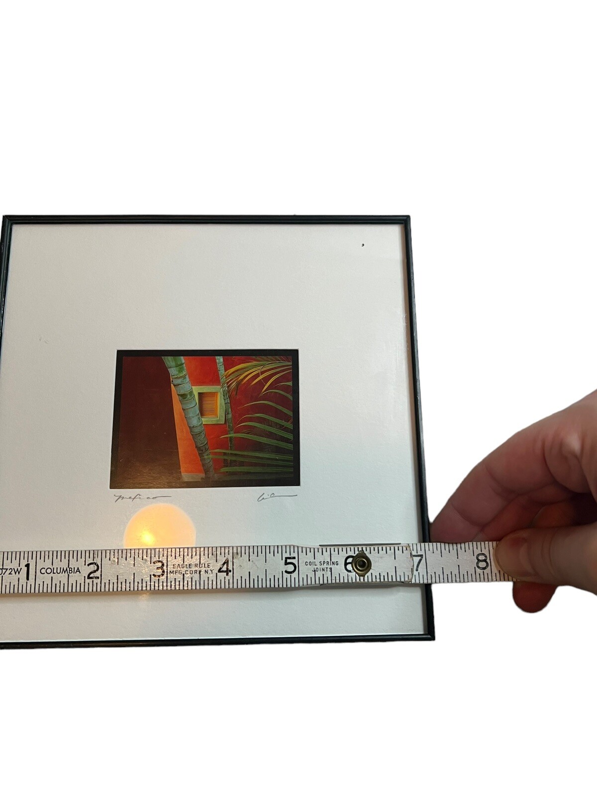Photo Art Jim Nilsen Photography Framed Matted Mexico Signed Minimalist Colorful