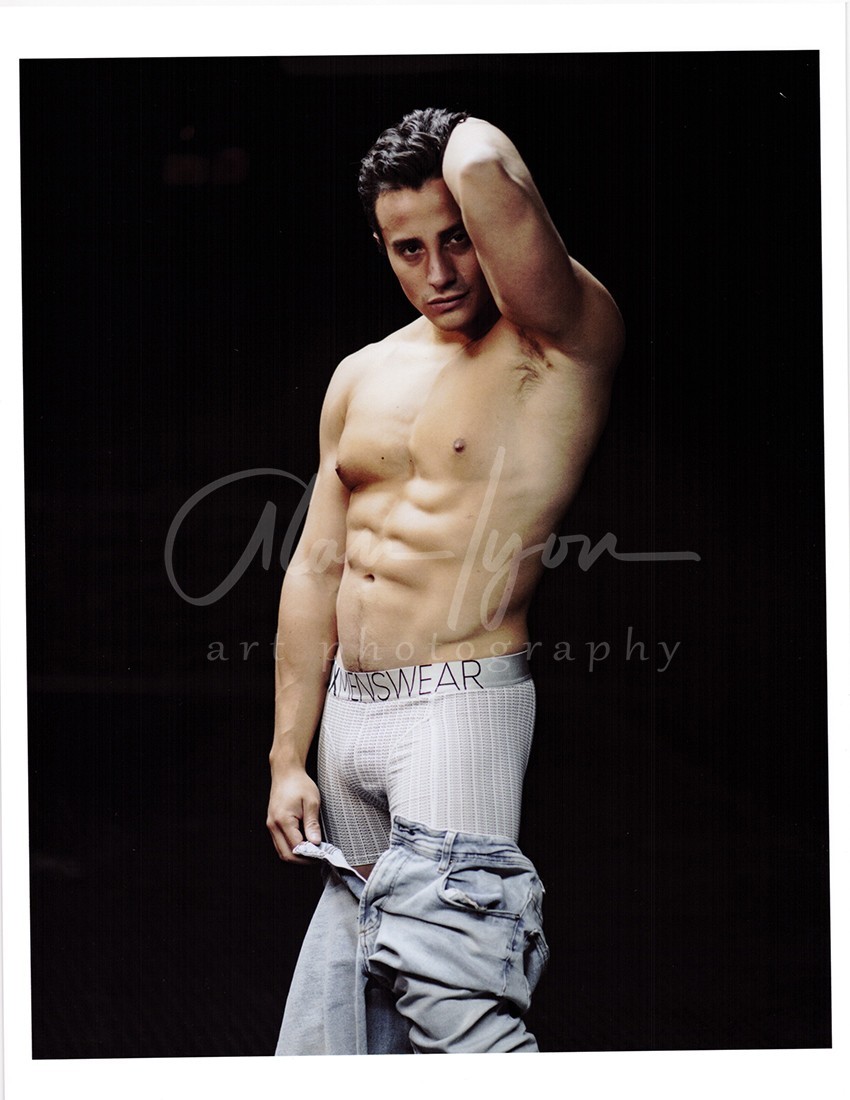 11 X 8.5 Alan Lyon Original Male Photo gay interest (1) James underwear