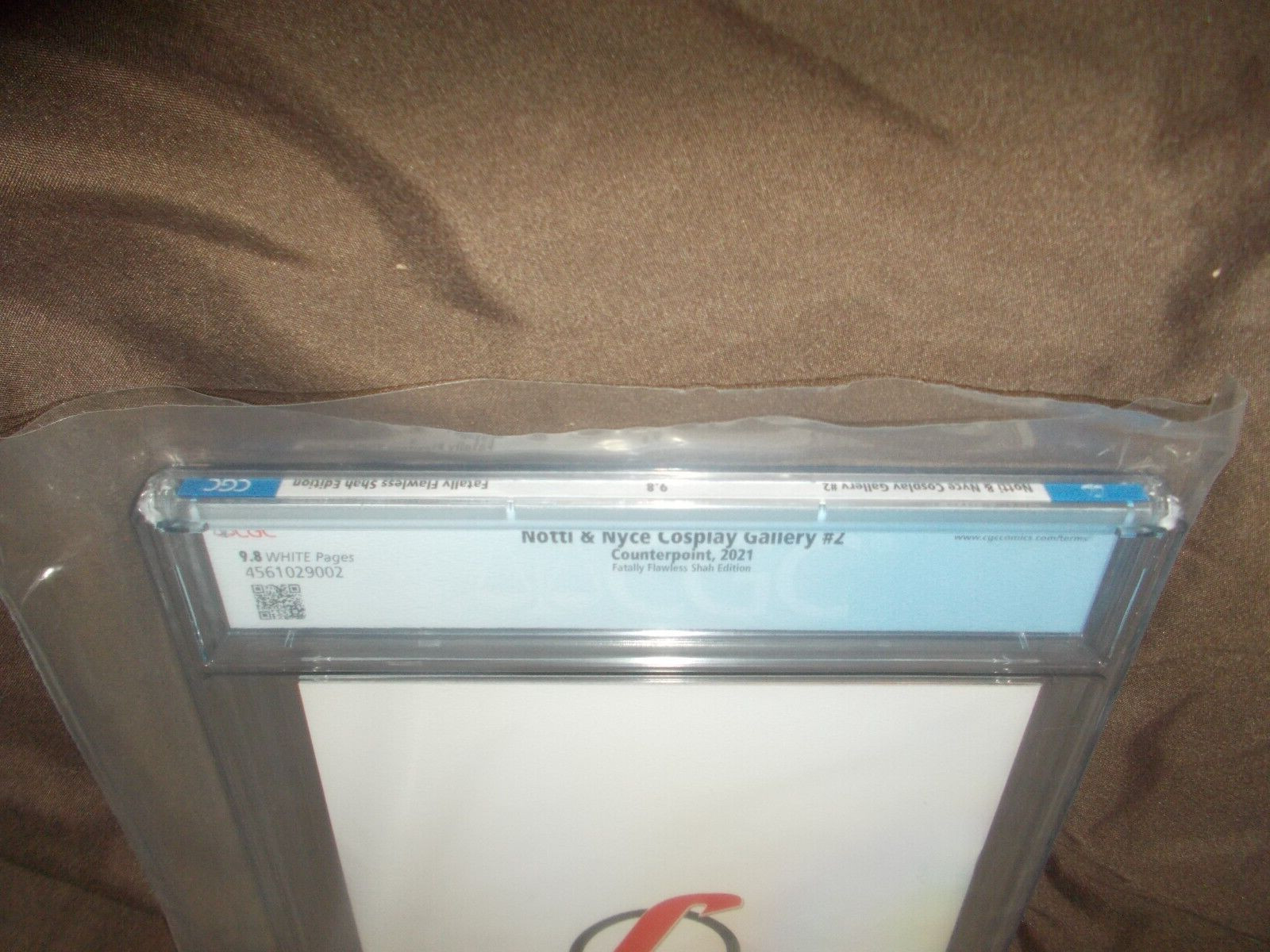 Mortal Kombat Jax CGC 9.8 # 2 SHAH VARIANT 2021 CLEAVAGE! Notti & Nice Cosplay