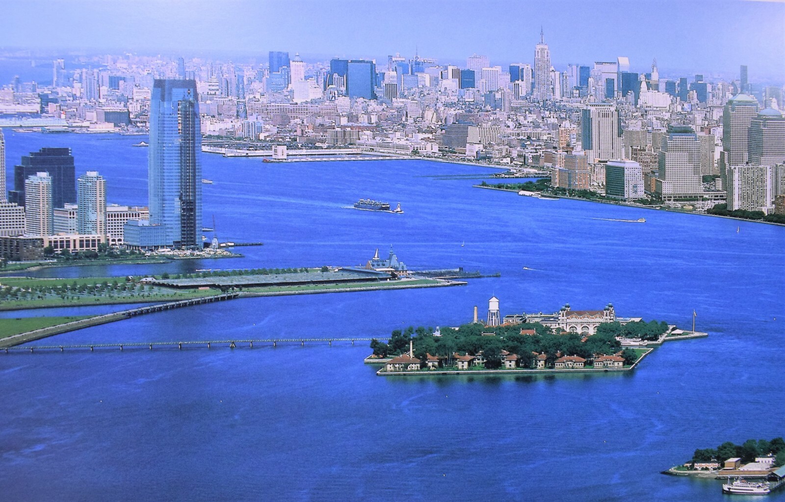 New York NY Lower Manhattan Aerial Skyline – Unframed, Blakeway Panorama Print