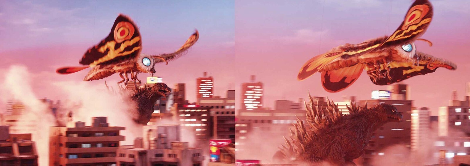 TOHO SFX MOVIES AUTHENTIC VISUAL BOOK vol.57 Godzilla 2003 vol.58 Mothra 2003
