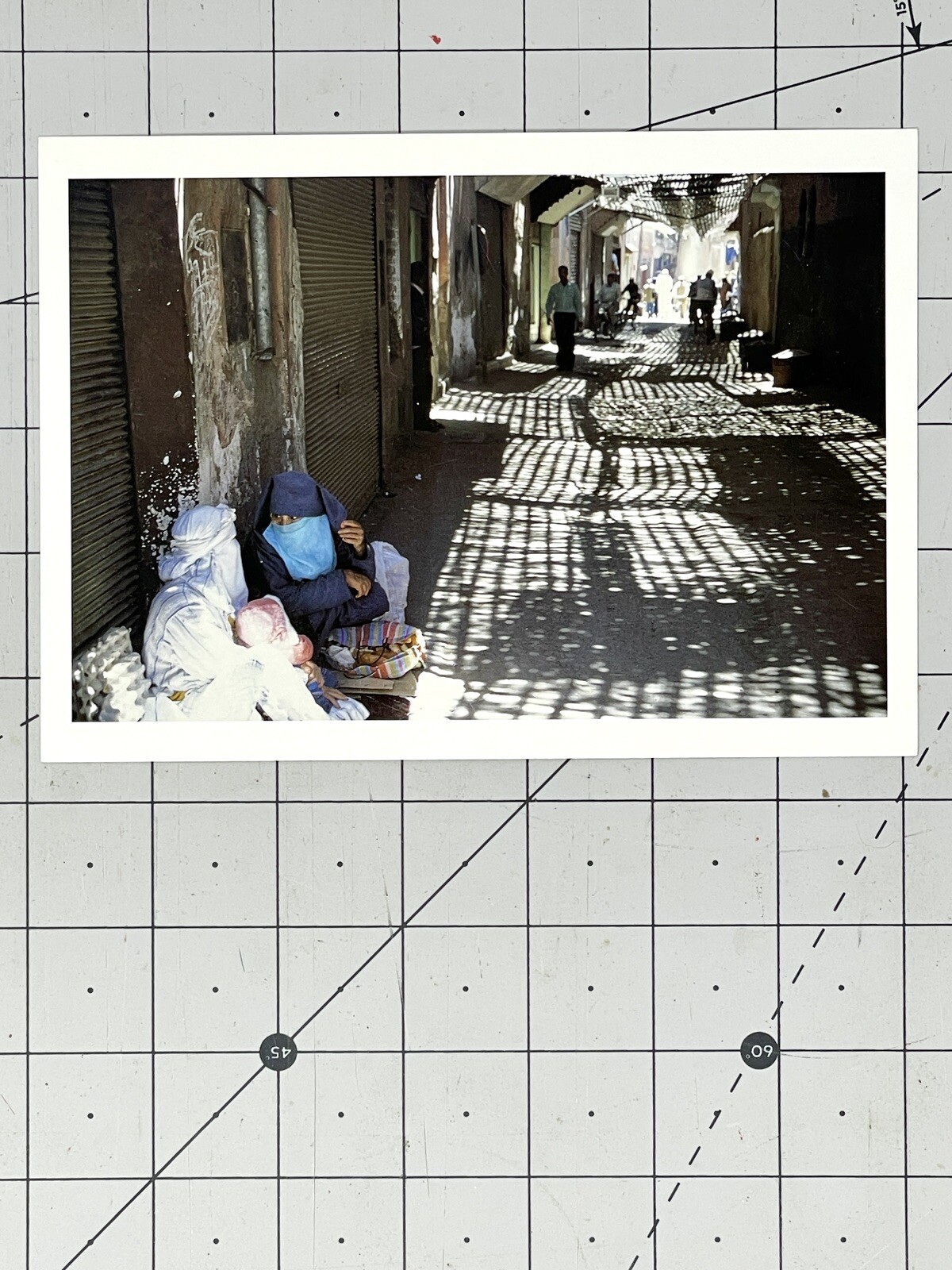 Chris Welles (1937-2010) Art Announcement Card 2001 – Streets Of Morocco