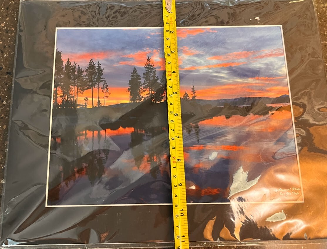 Tahoe Sunset sand harbor lake Photo Nevada Joe Tafs