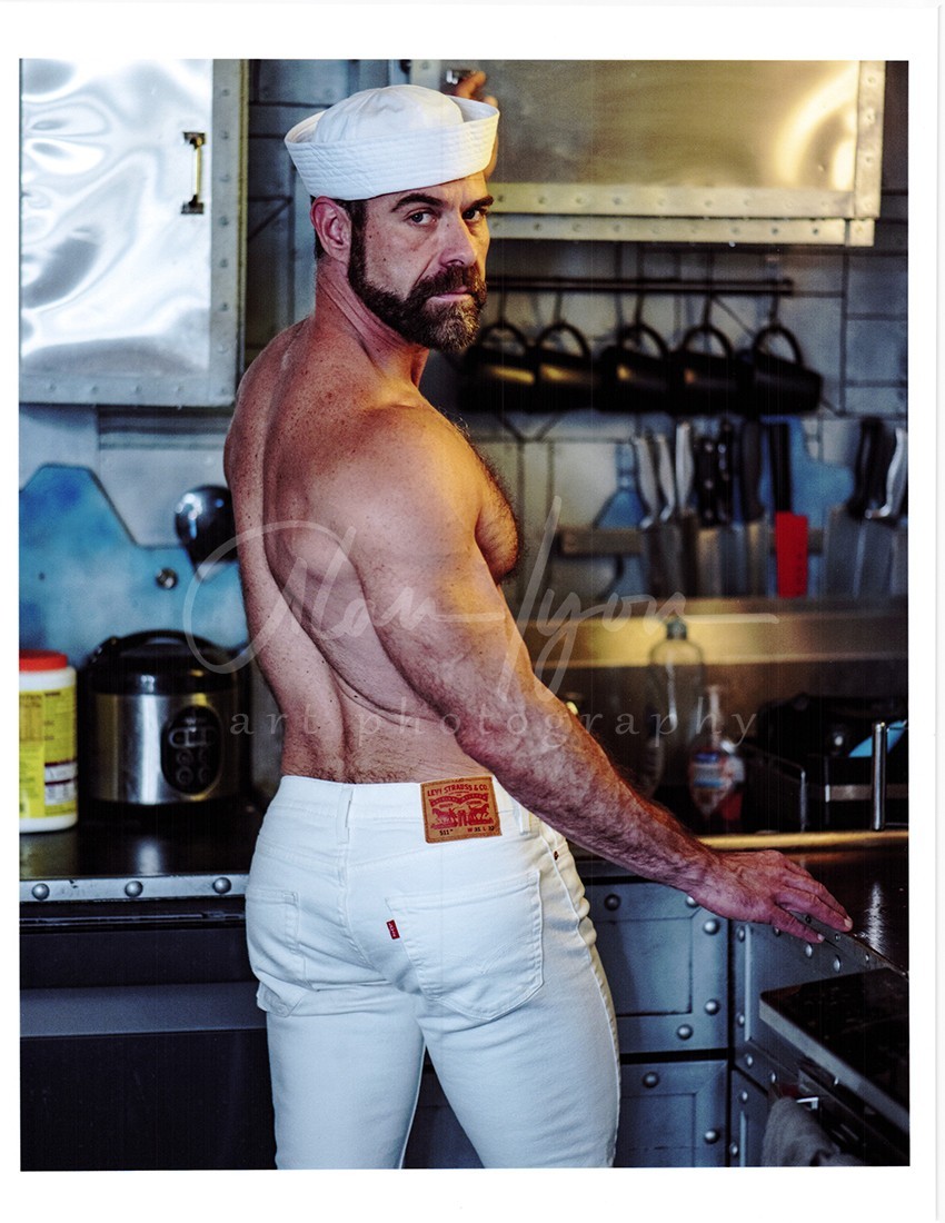 11 X 8.5 Alan Lyon Original Male Photo gay interest (3) Sailor Rodney
