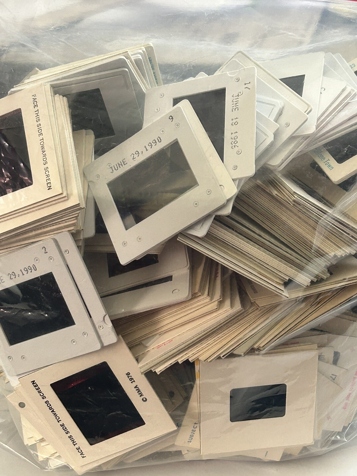 Lot Of 300+ Unsorted Various Dates Worldwide Vacation 35mm Color Slides