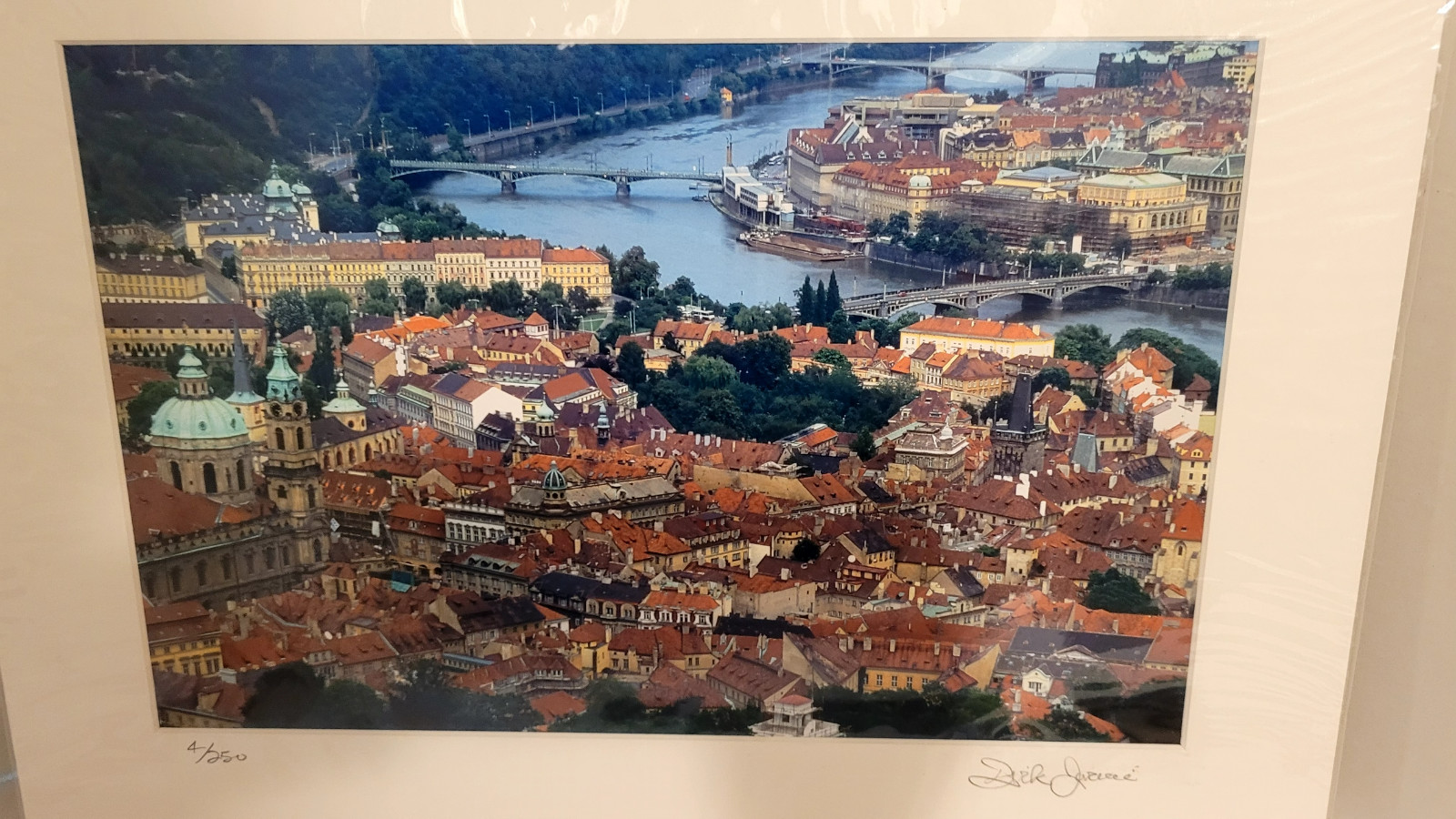 Dirk Yuricich Photography Print 16×20 Matted Praque Bridge Czech Rebublic 1990