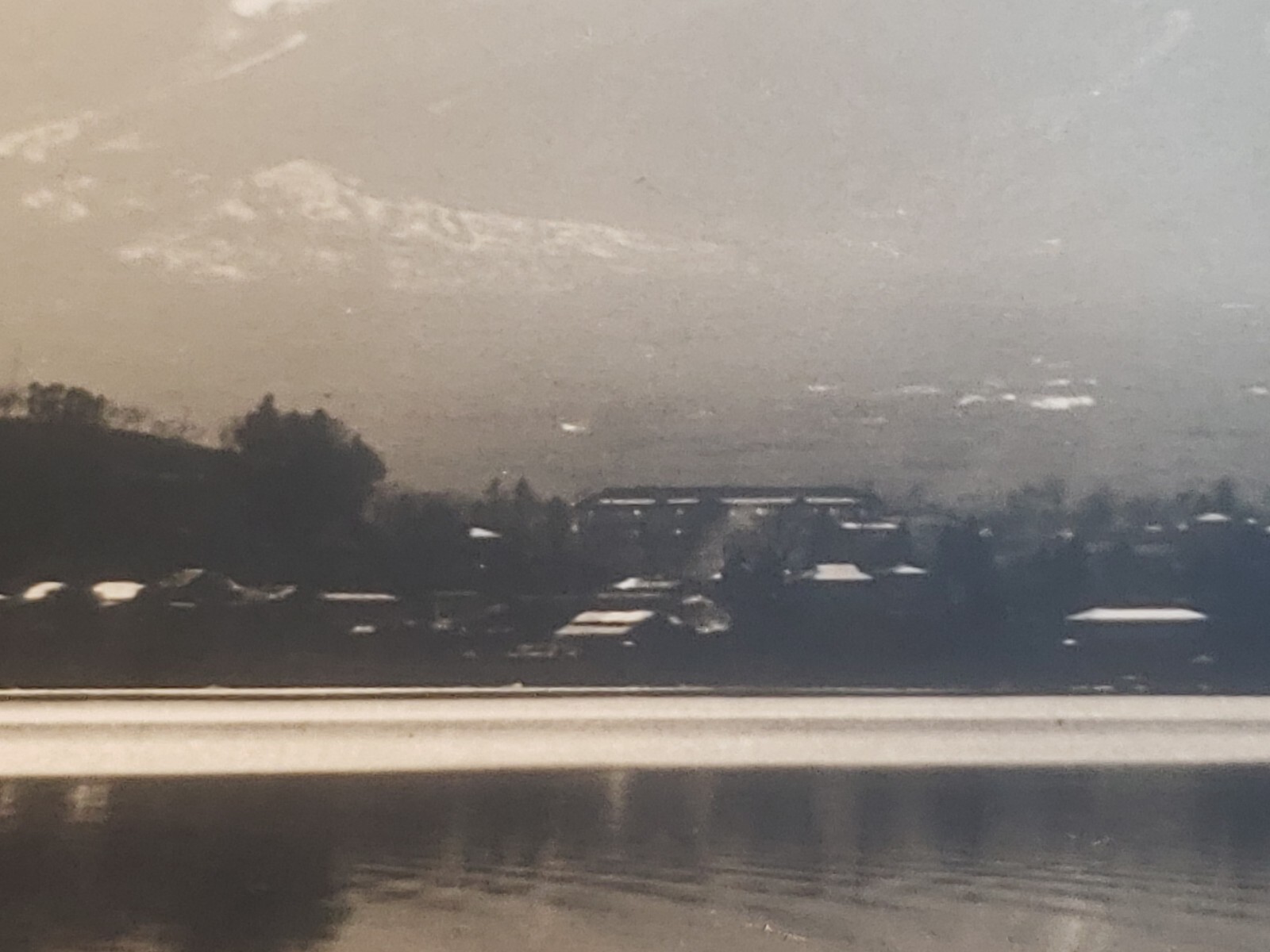 Koyo Okada Vintage Silver Gelatin Print of Mt Fuji taken from Lake Kawaguchi