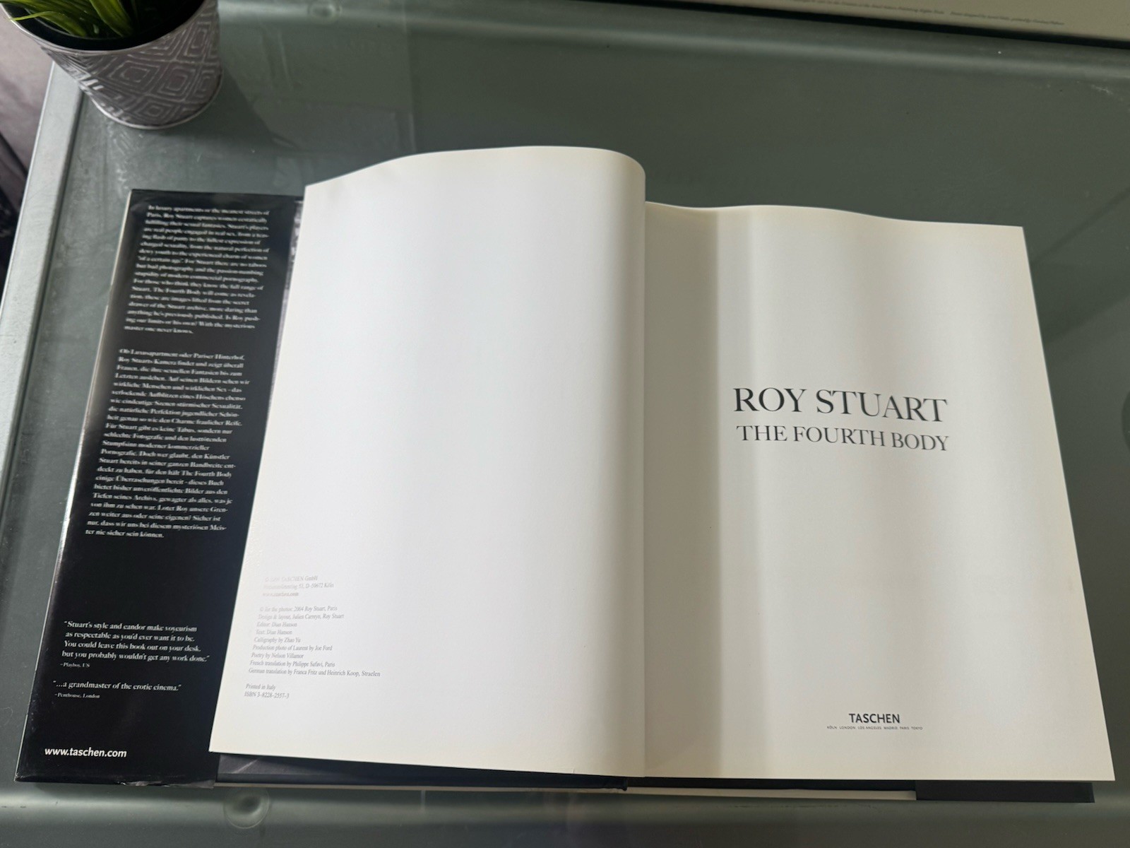 Roy Stuart The Fourth Body 2004 HC First Edition Taschen No DVD