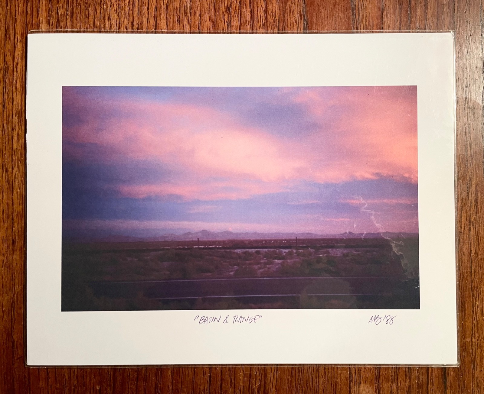 Original photographic print “Basin & Range” by Michael Blumenstock