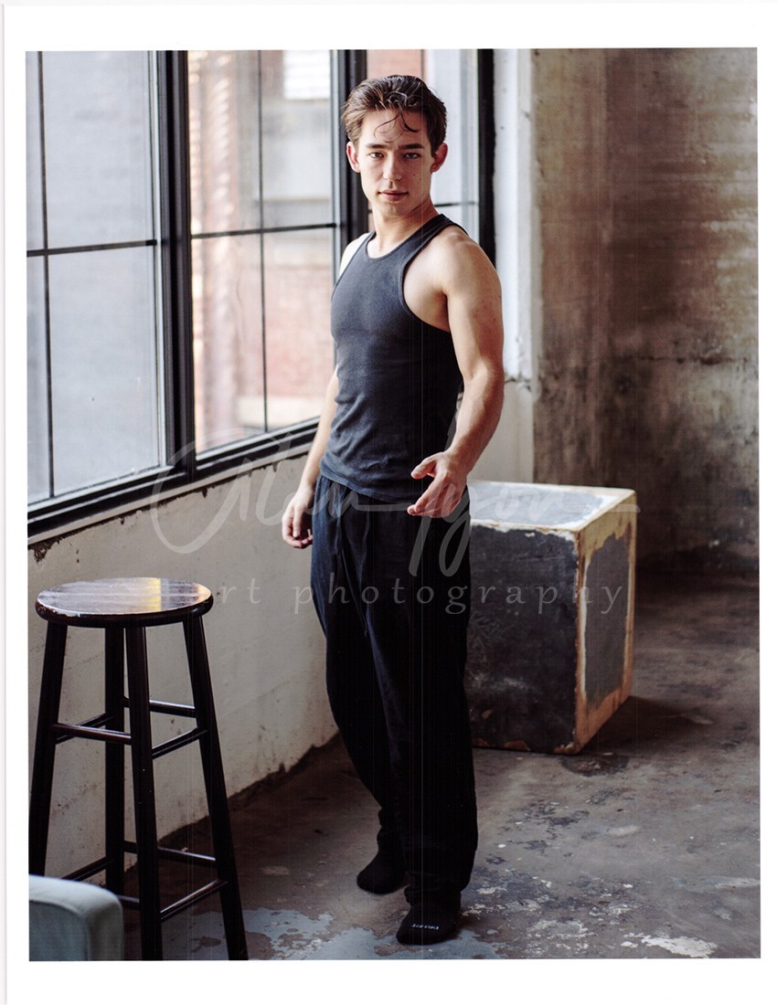 11 X 8.5 Alan Lyon Original Male Photo gay interest (9) Skip in black