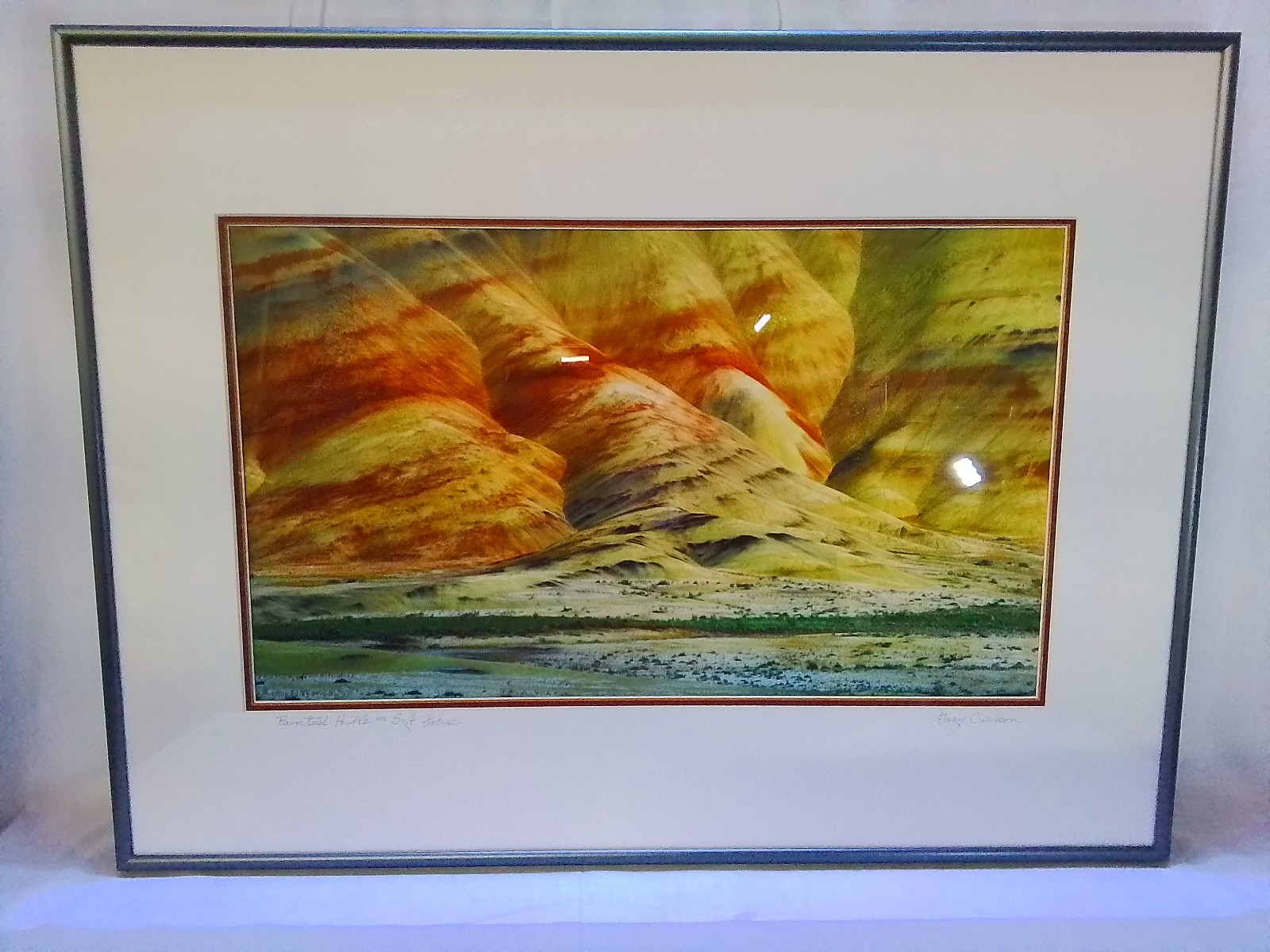 “Painted Hills in Self Focus” – Framed Landscape Photograph by Gary Carlson