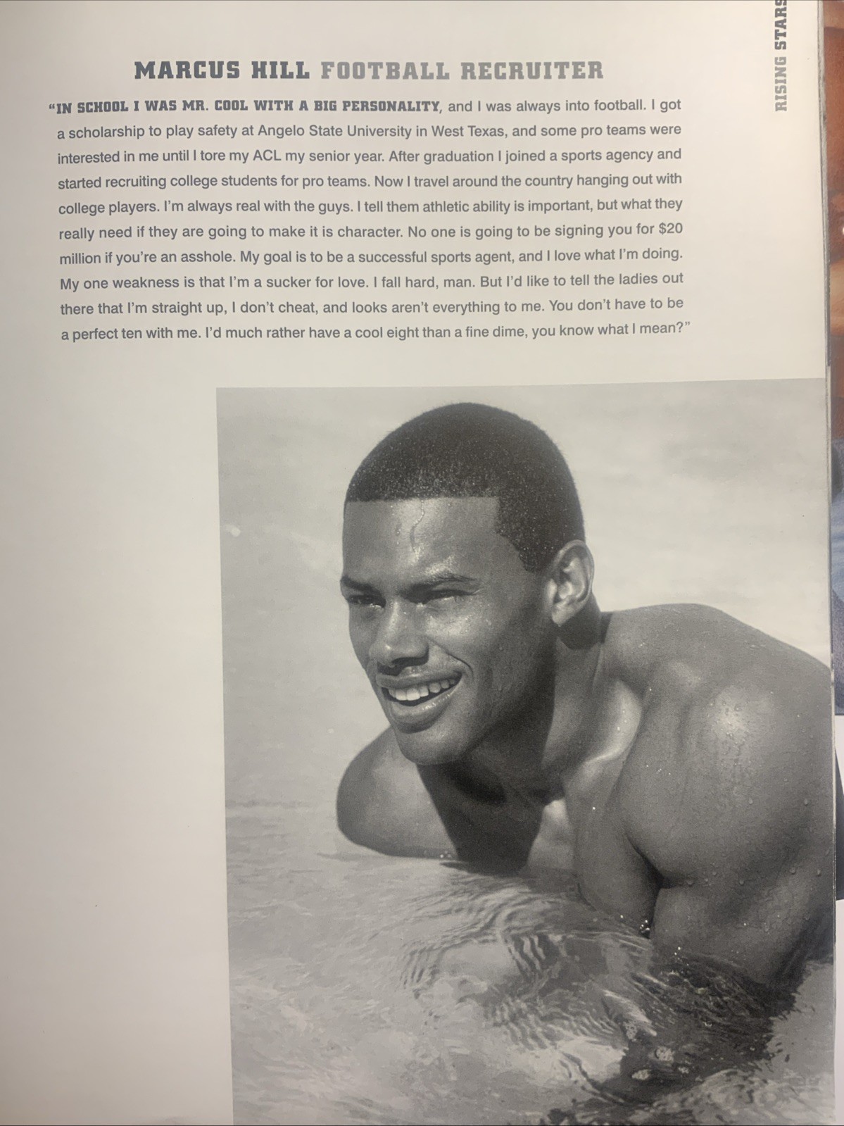 Bruce Weber – Actor Marcus Hill – A&F Summer Love 2005 11×14 Silver Gelatin