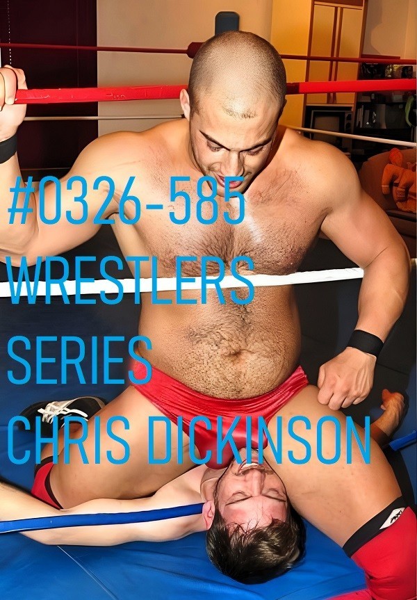 MALE PORTRAIT #0326-585 -athletes -wrestlers series -dickinson -freeShip/usa