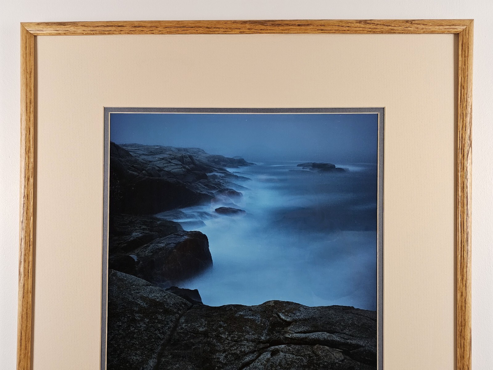 Vintage Signed Randall Shedd 35mm Photograph 29×25 Framed Art, Nova Scotia
