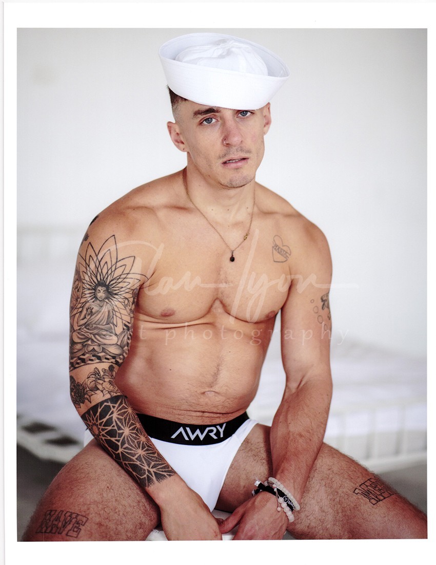 11 X 8.5 Alan Lyon Original Male Photo gay interest (5) Sailor Milo
