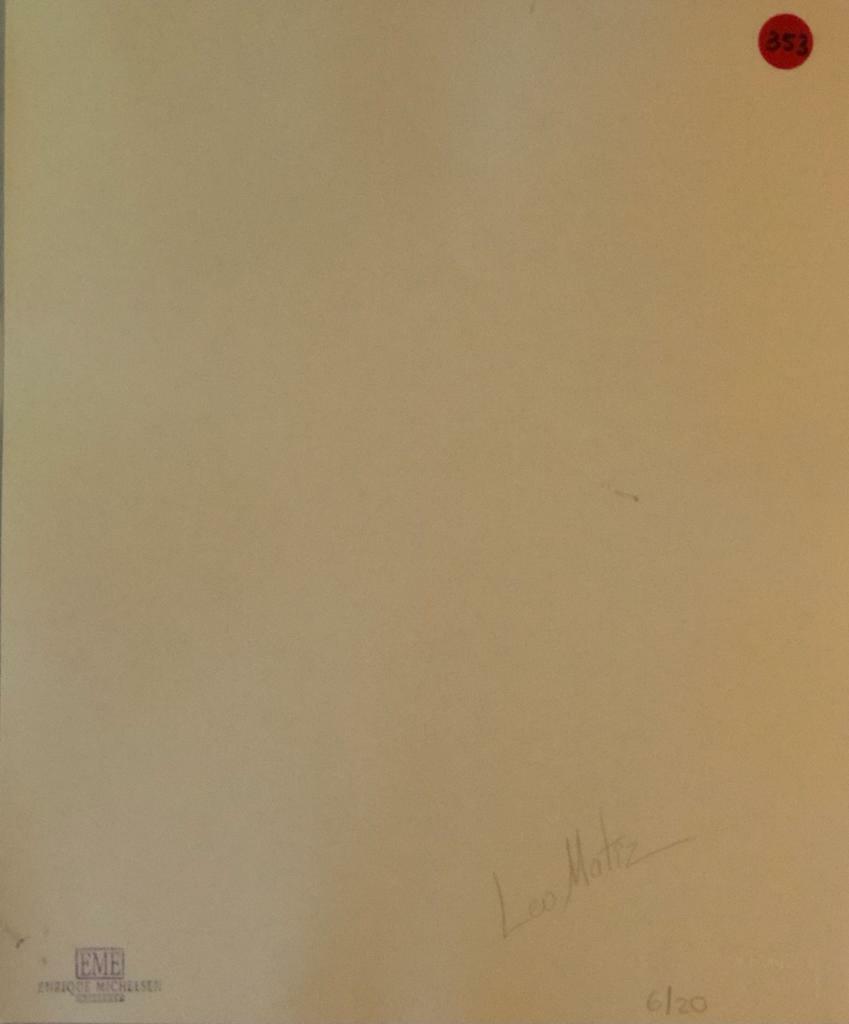 Photograph of María Félix by Colombian photographer Leo Matiz. Original Signed