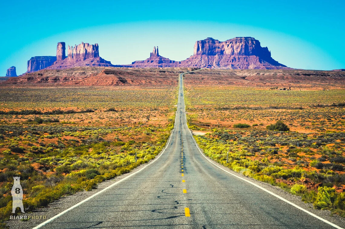 Route 66 Monument Valley Travel Decor – Wanderlust / Open Road / Nomadic Life