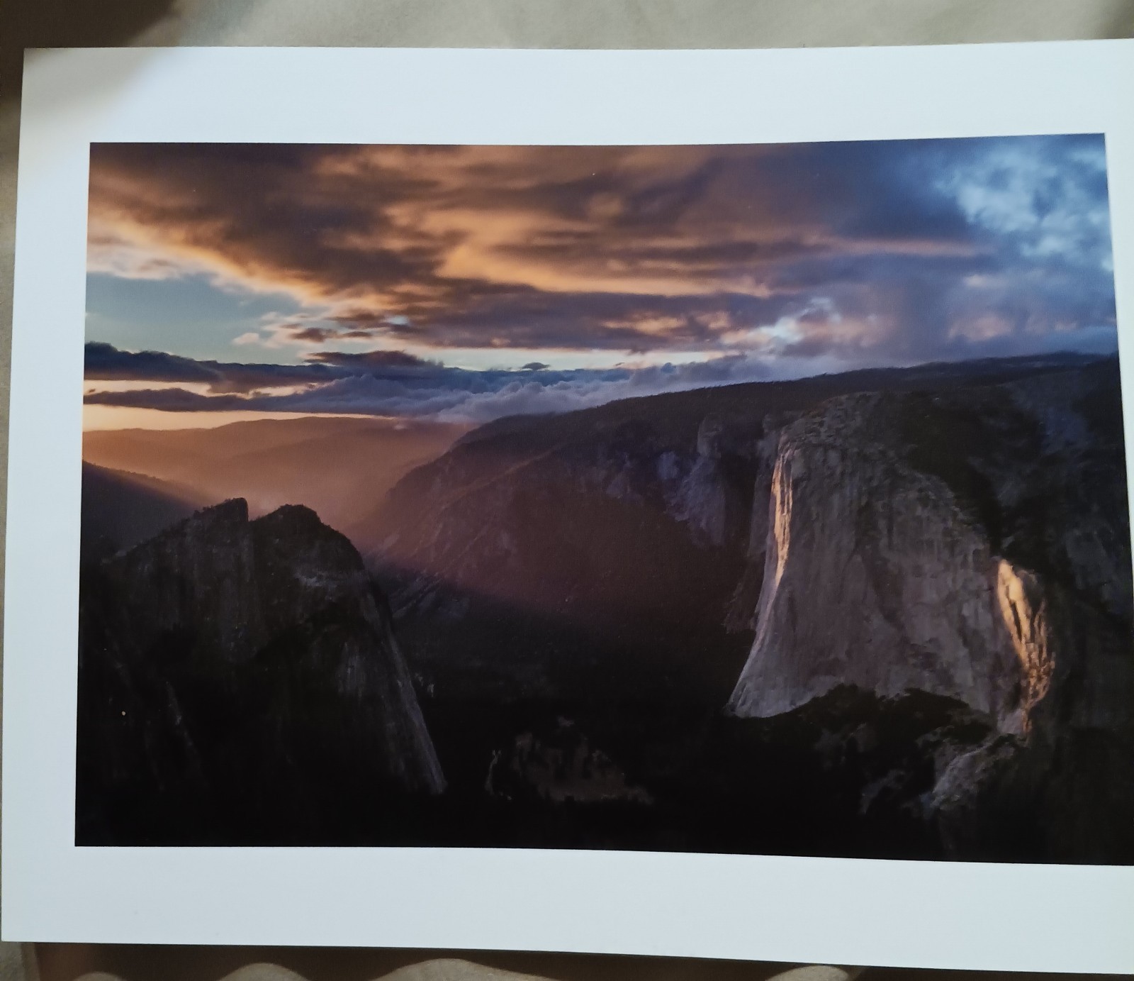 Mike Reeves, Sunset, Taft Point, Yosemite National Park Photograph 2016