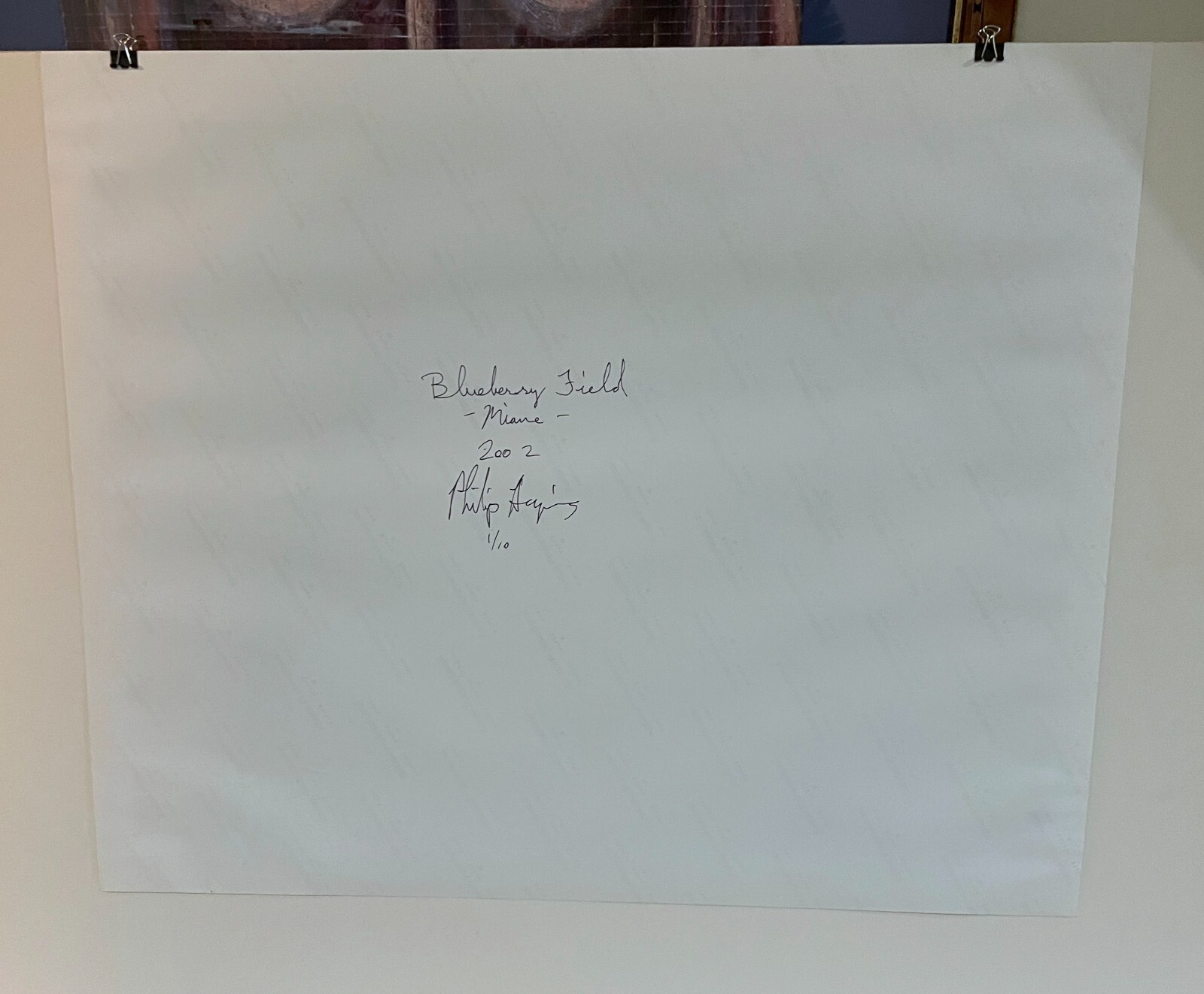 GROUP OF THREE (3) LARGE LANDSCAPE COLOR PHOTOGRAPHS – SIGNED, TITLED, DATED