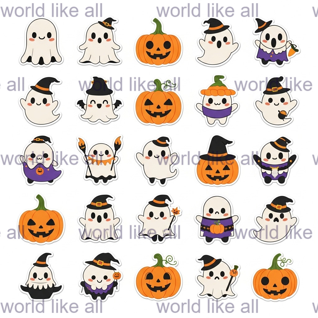 369x Cute Kids Stickers Bundle for kids | School & Copybook Digital Art 4K