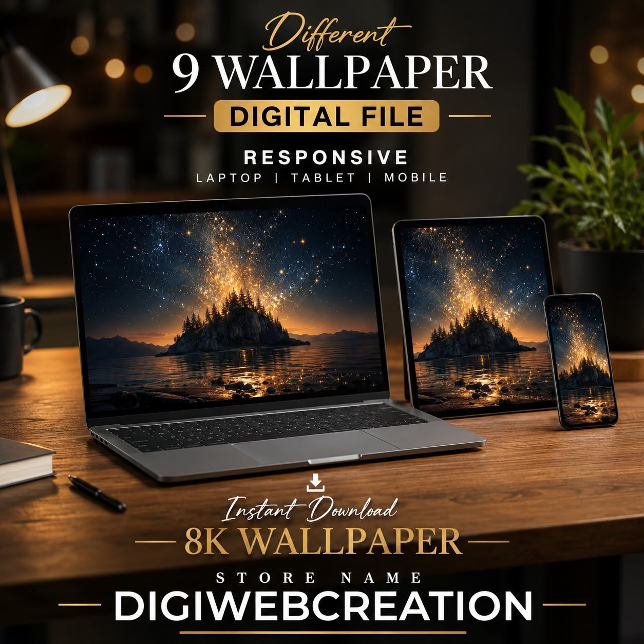 Digital Image Picture Photo Wallpaper Background Desktop AI Art Sample Product