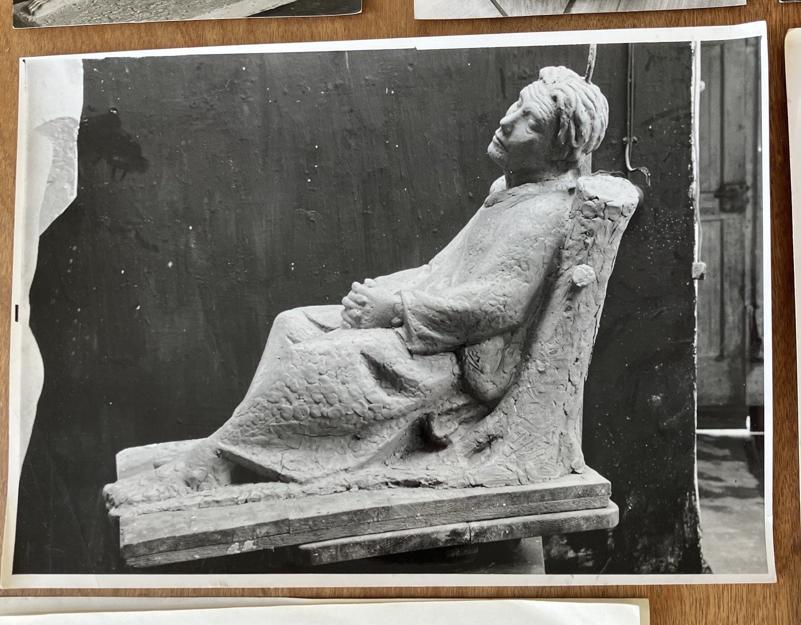 5 MCM Vintage Sculpture art B&W photos German Krefeld Erich Schmidt Hermann Ege