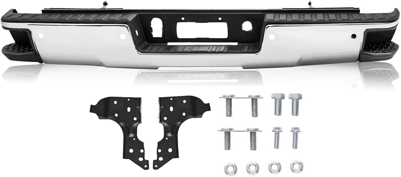 Rear Bumper for 2014-2018 Chevy Silverado GMC Sierra 1500 Pickup | Fleetside Bac