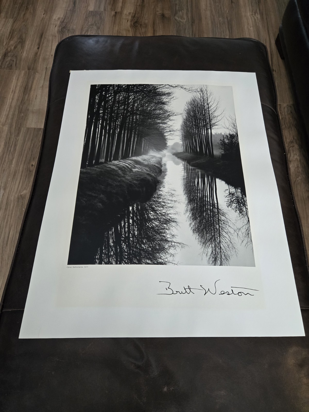 Brett Weston “Canal Netherlands 1971” Photography West Gallery Poster Print