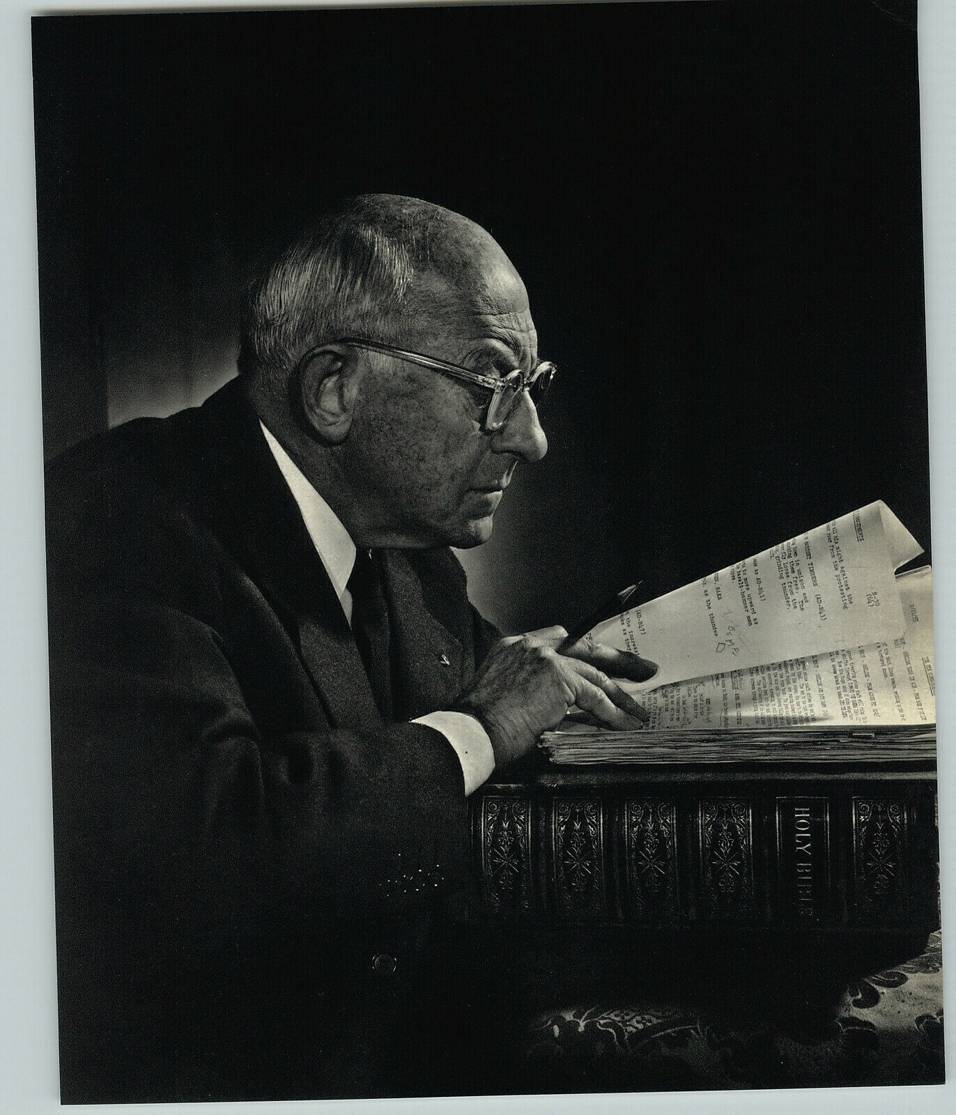 1956 1959 Yousuf Karsh Cecil B DeMille Movies ORIGINAL Portrait Art Photo 16X20