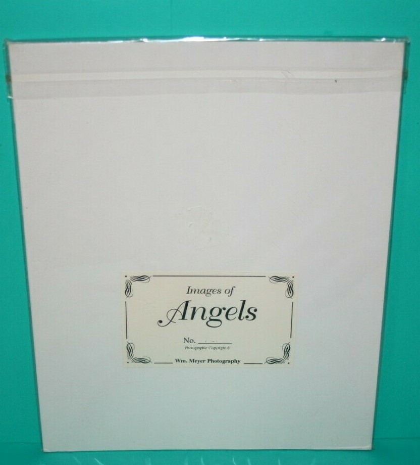 Wm. Meyer Photography Images of Angels Black & White Print w Double Mat Signed