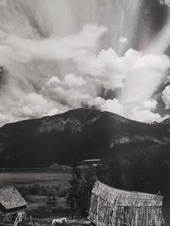 Robert Werling Signed Black & White Photograph “Thunderstorm – Canada” 24×20
