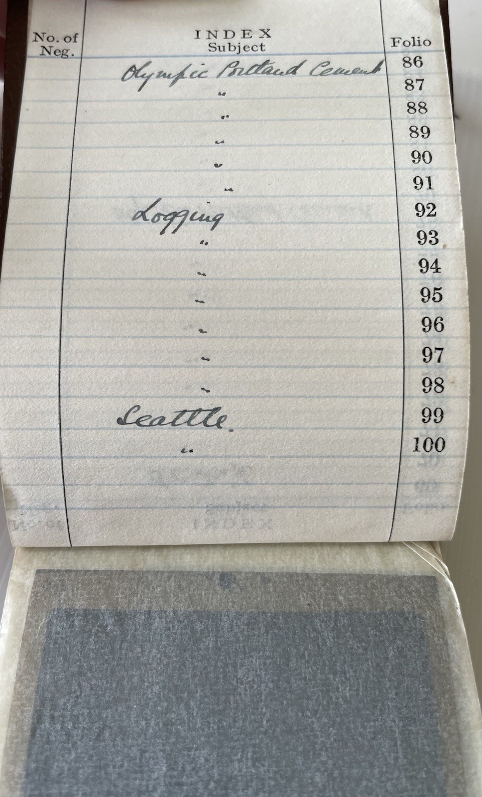 BRITISH COLUMBIA LOGGING CEMENT 1928 100 ORIG NEGATIVES IN ALBUM CANADA PEOPLE