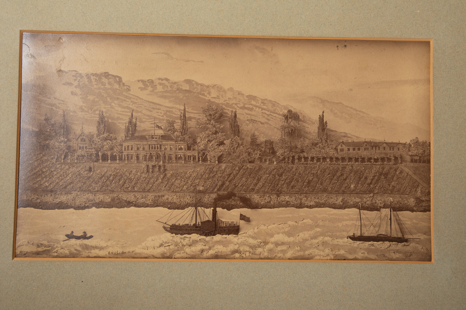 Talio-Chrome Print New Horizons (N6R) RH Palenske Etching Steamship Alaska Bay