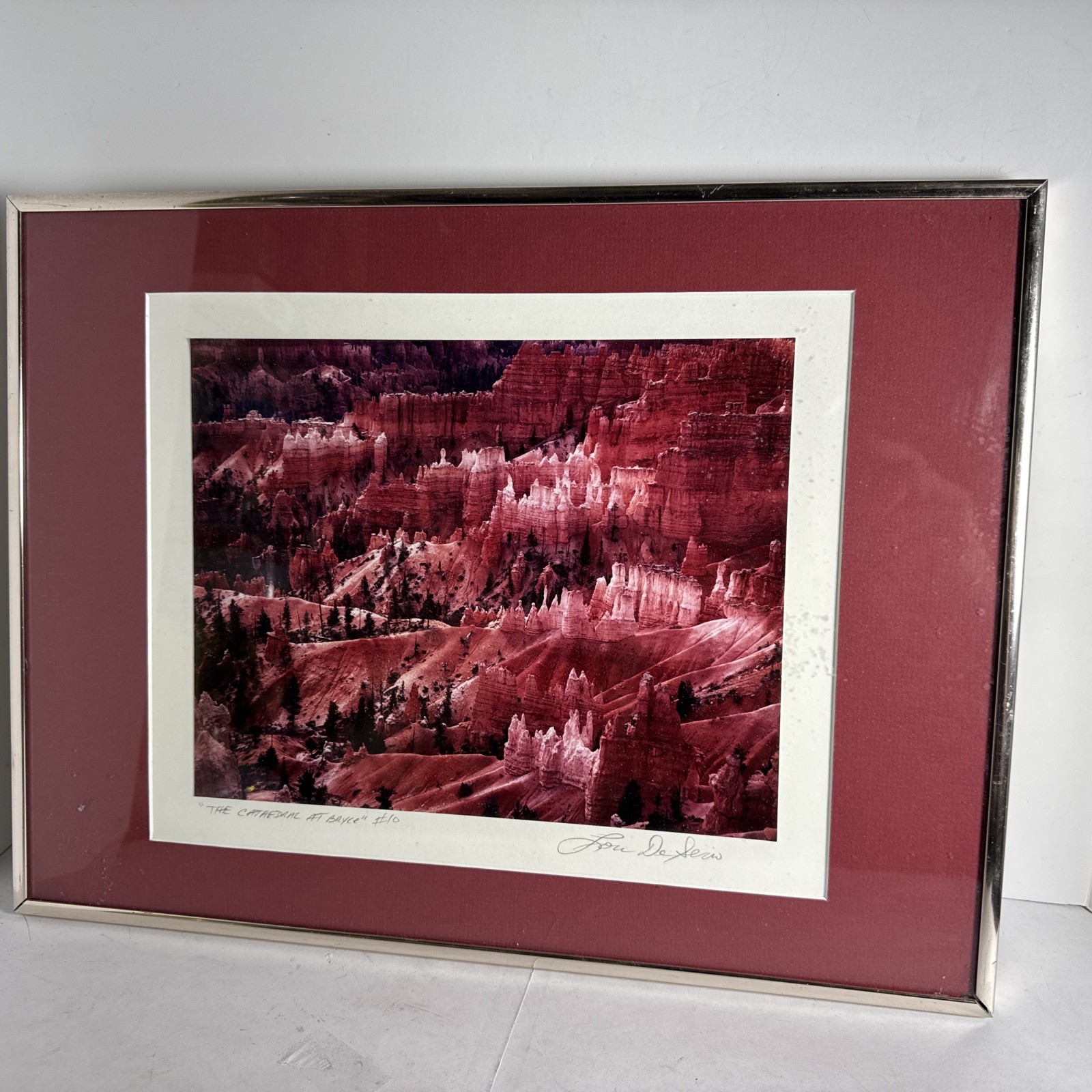 Lou DeSerio Original Photography signed Cathedral Rock Sedona AZ