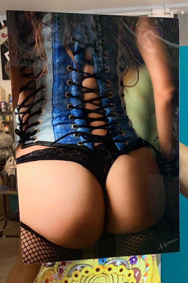 Museum Photo Pop Art Sexy Ass Metallic Print Art Basel 2021 Miami Photography