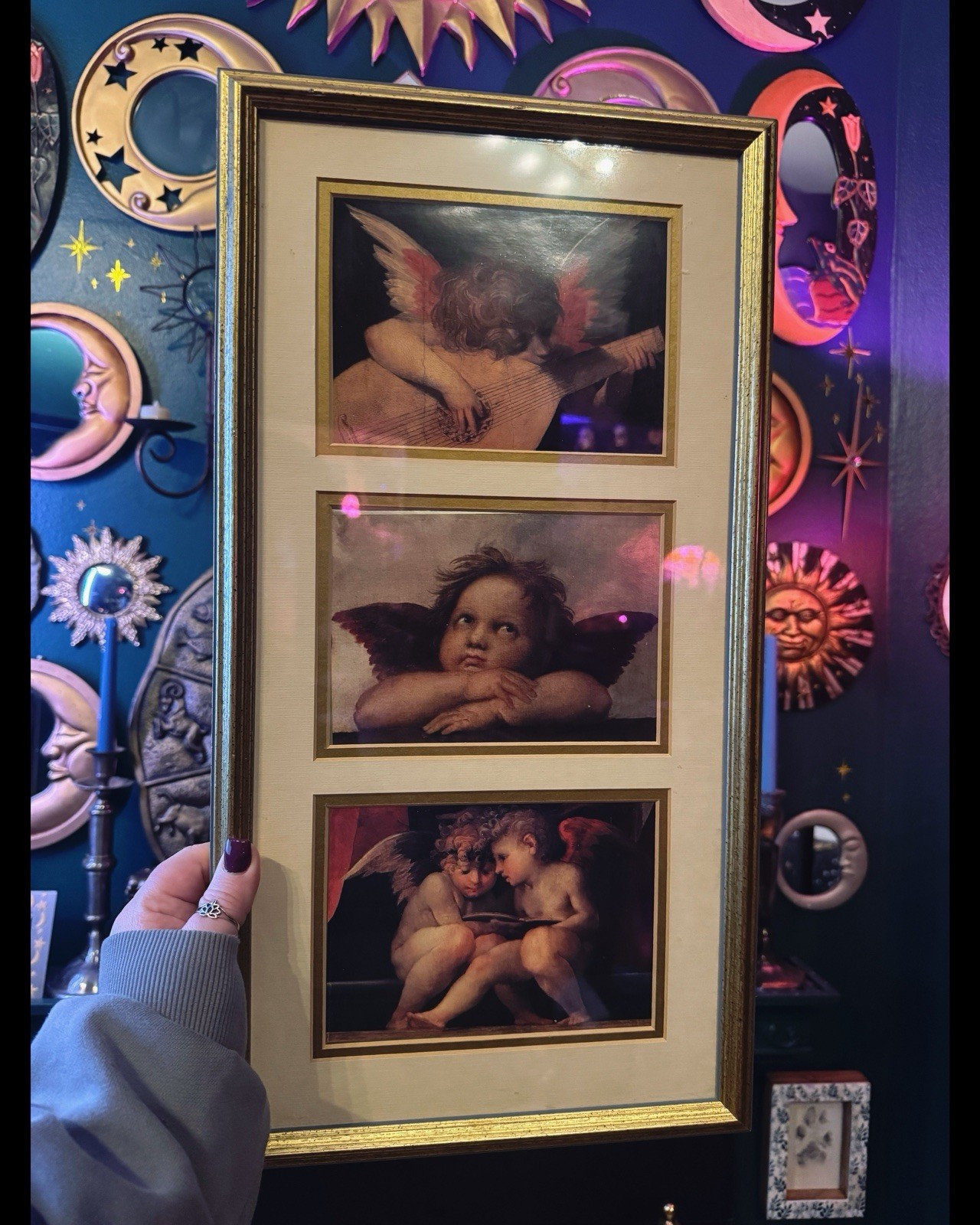 3 Photo Cherub Set 5×7 Prints 21”x11”