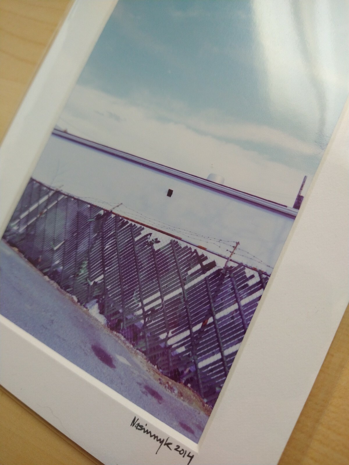 Matted Photo Print Boston Minimal Urban Street Modern Photography Home Decor