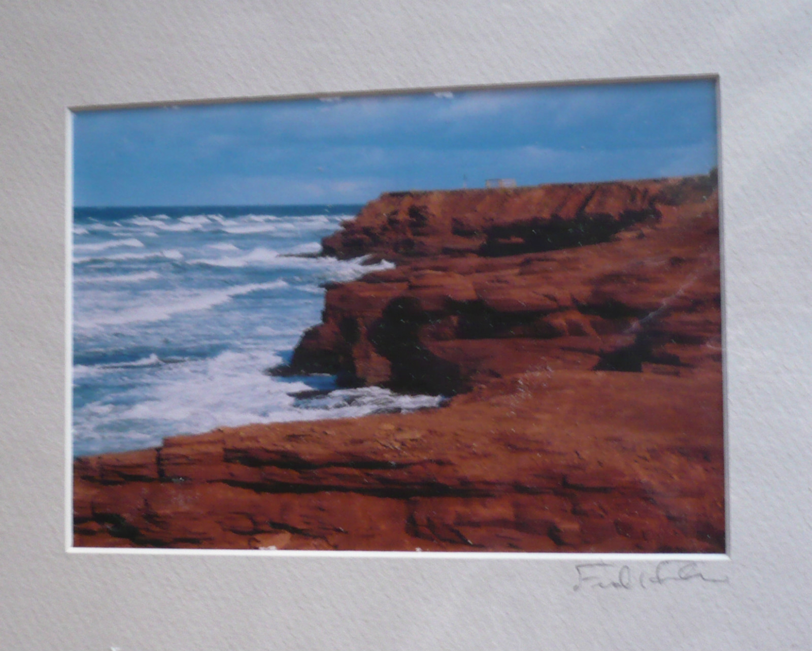 FRED HORTON PUGWASH NOVA SCOTIA CANADA VINTAGE PHOTOGRAPH Coastal Pencil Signed