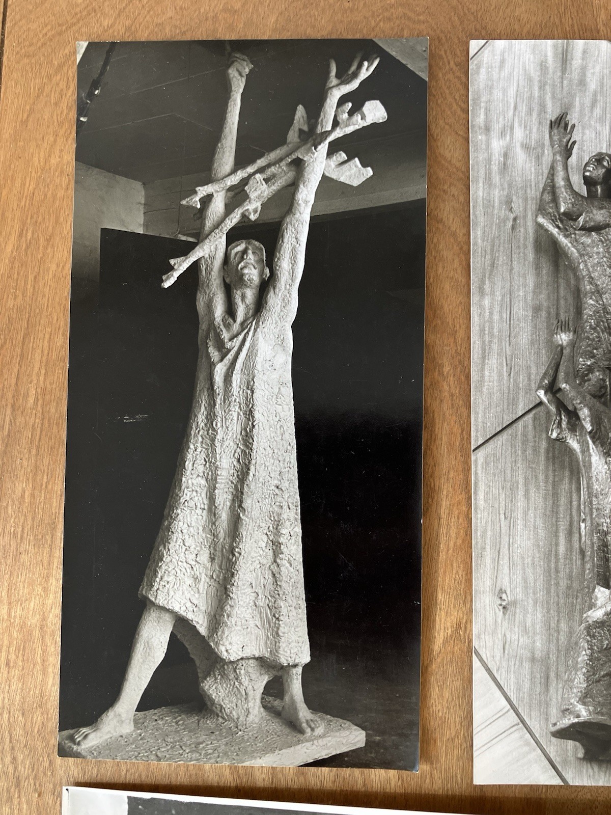 5 MCM Vintage Sculpture art B&W photos German Krefeld Erich Schmidt Hermann Ege