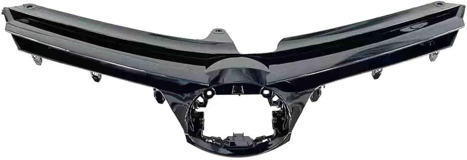 Front Bumper Cover Grille Kit Fits 2017-2019 Toyota Corolla W/Fog Lights | for L