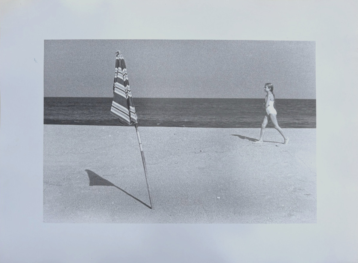 Litlle Girl Walking on a N.J. Beach 12 x 16 Photograph-1988?-Mark Bugzester