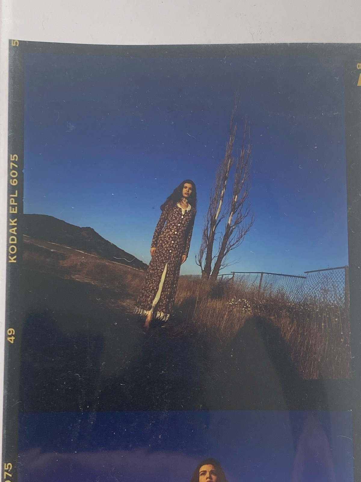 LOT OF 6 FEMALE IN MAXI DRESS AT SUNSET SEXY NATURE COLOR POSITIVES