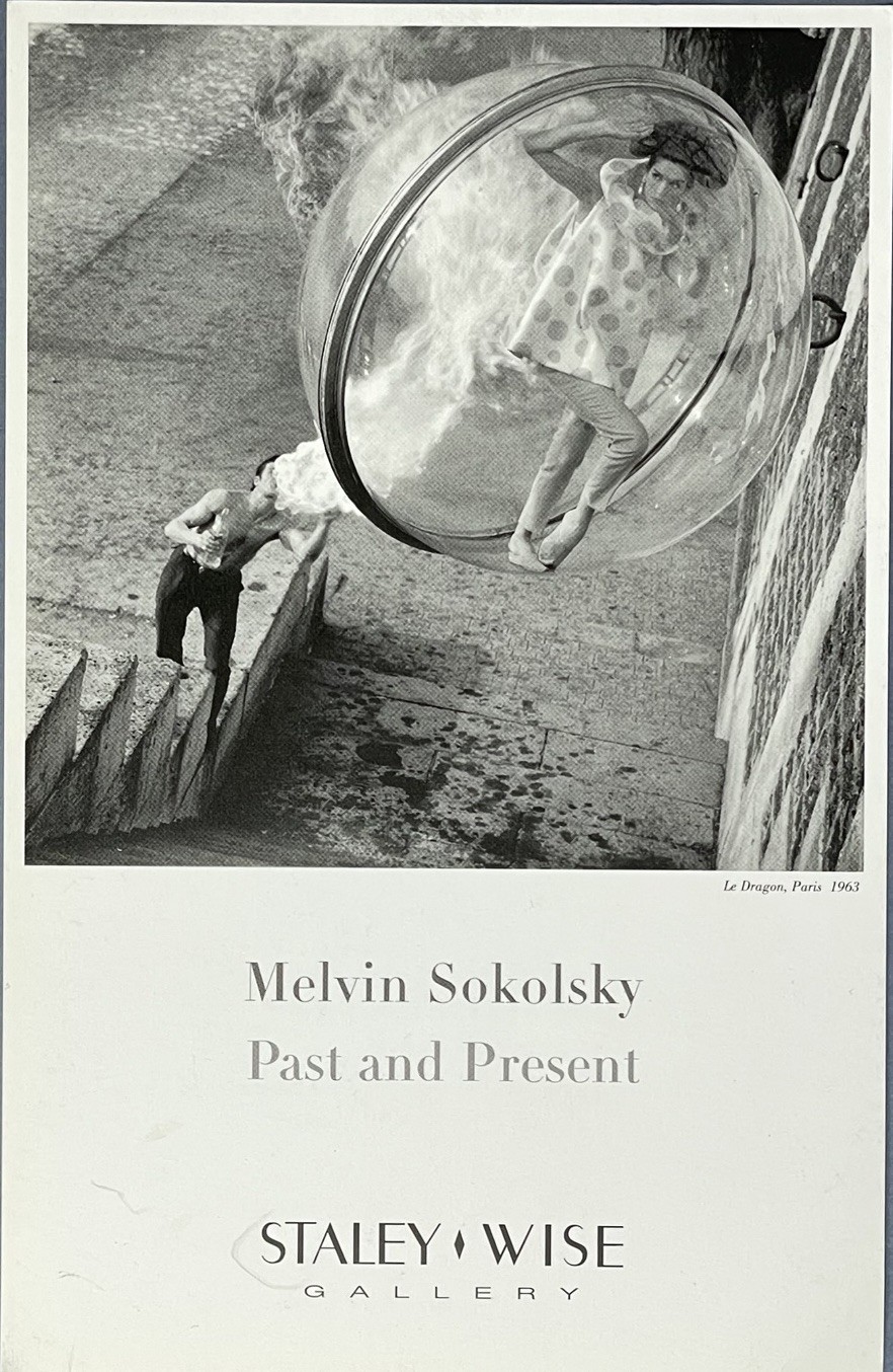 Melvin Sokolsky (1933-2022) Art Show Announcement Card Photographs 1960-1970