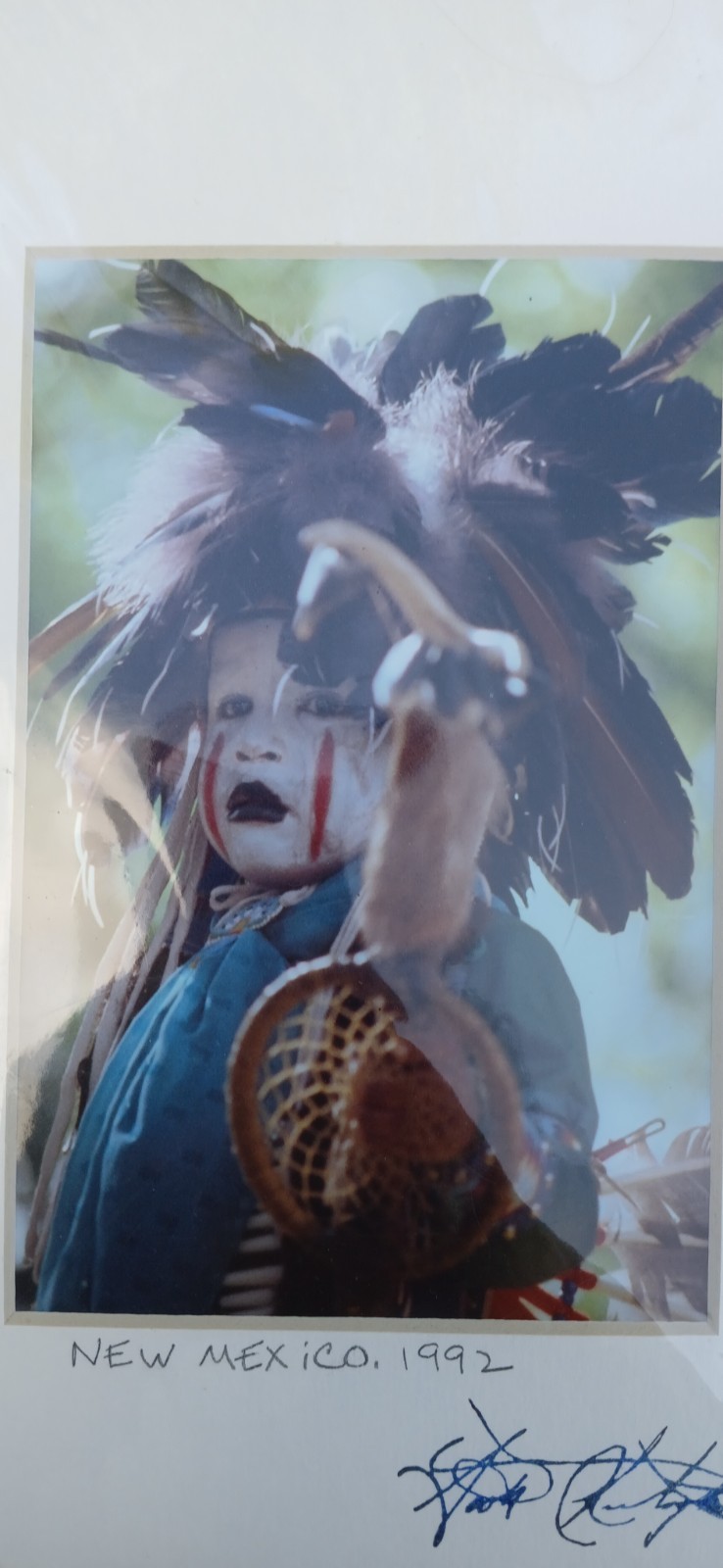 Scott Christopher New Mexico 1992 Signed Framed Photograph Artwork