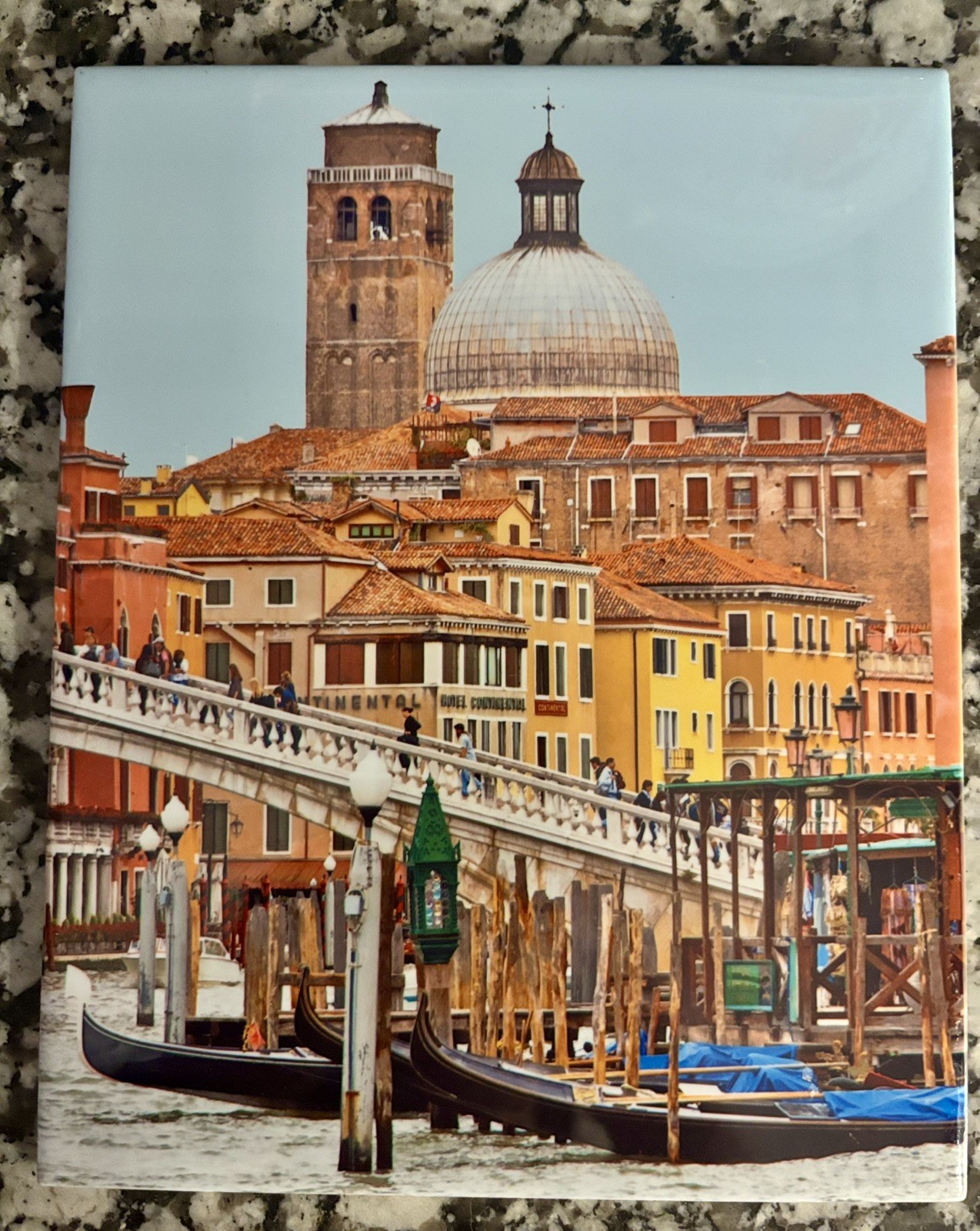 Venice Italy Photograph Picture on Ceramic Tile 10” x 8” by David Stern