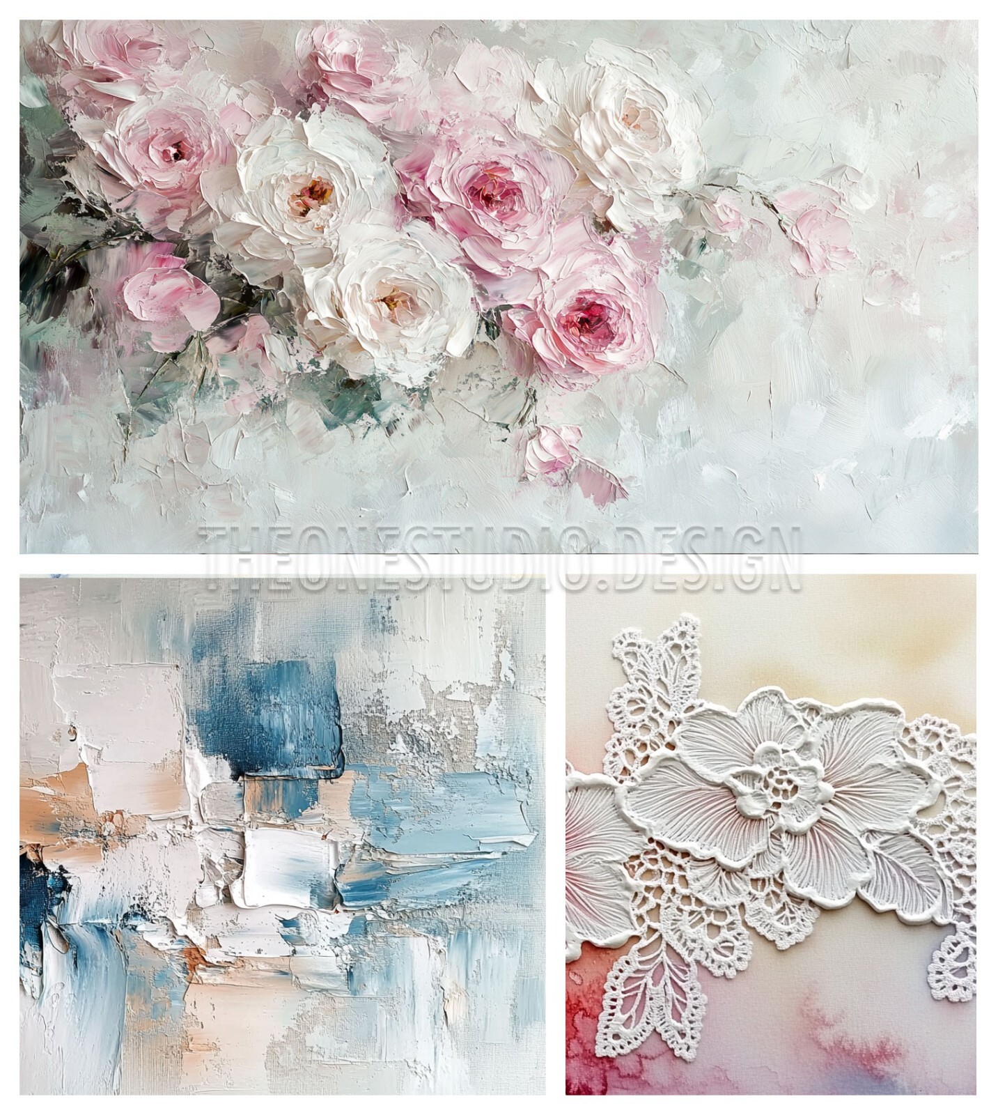 Frame TV Art Set Digital Images Desktop Abstract Painting Background 16:9