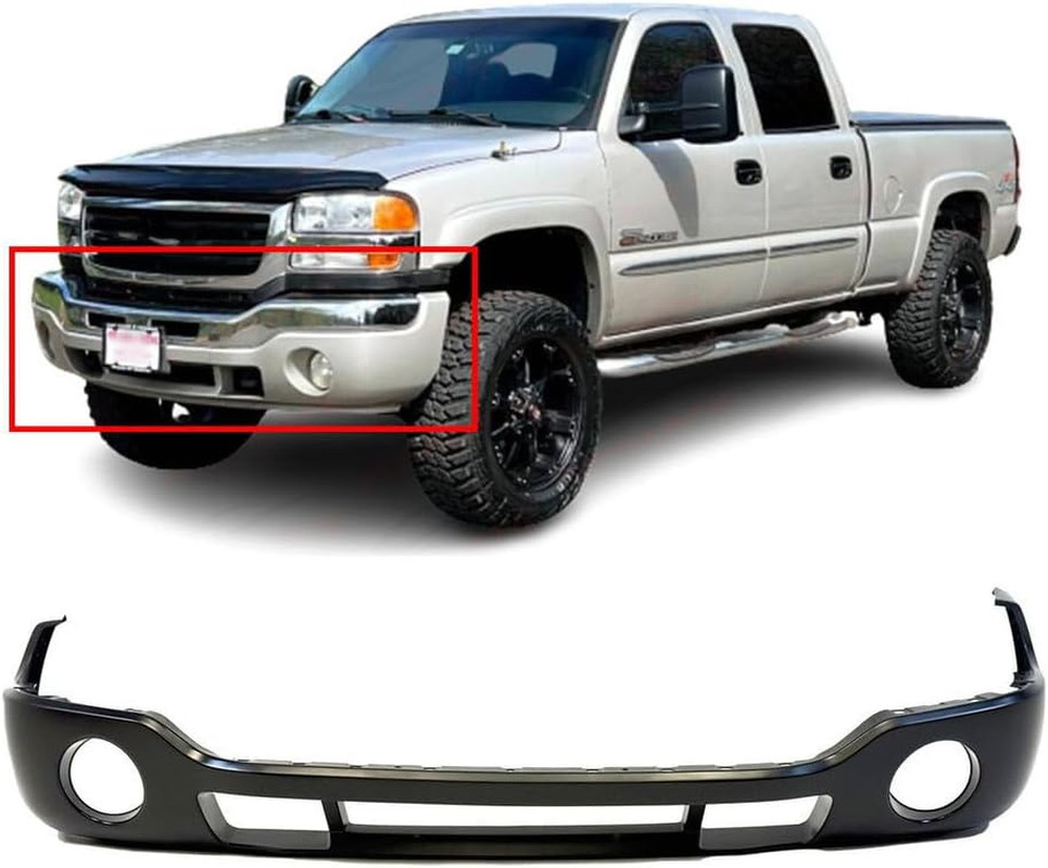 Compatible with Front Lower Bumper Cover Fascia Valance 2003-2007 GMC Sierra 150