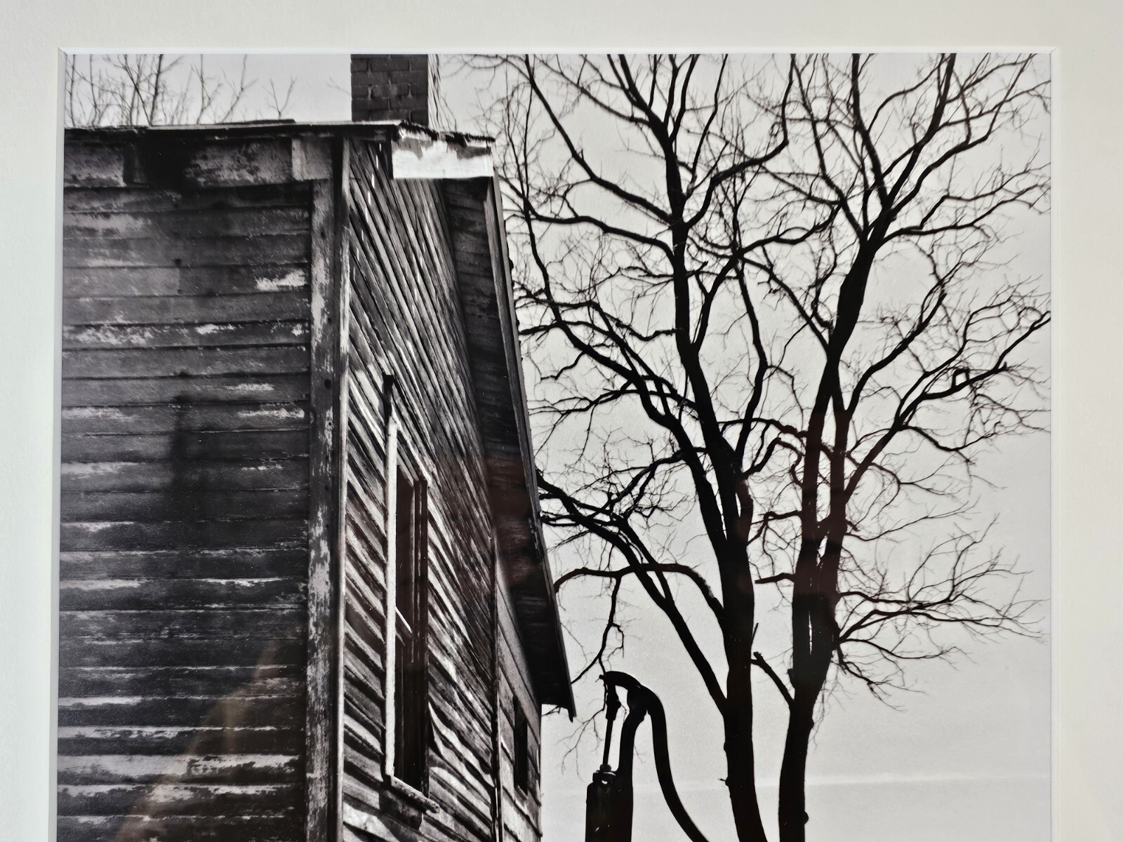 Original Signed John Bower 35mm Fine Art B&W Photograph 20×16 Framed Midwest Art