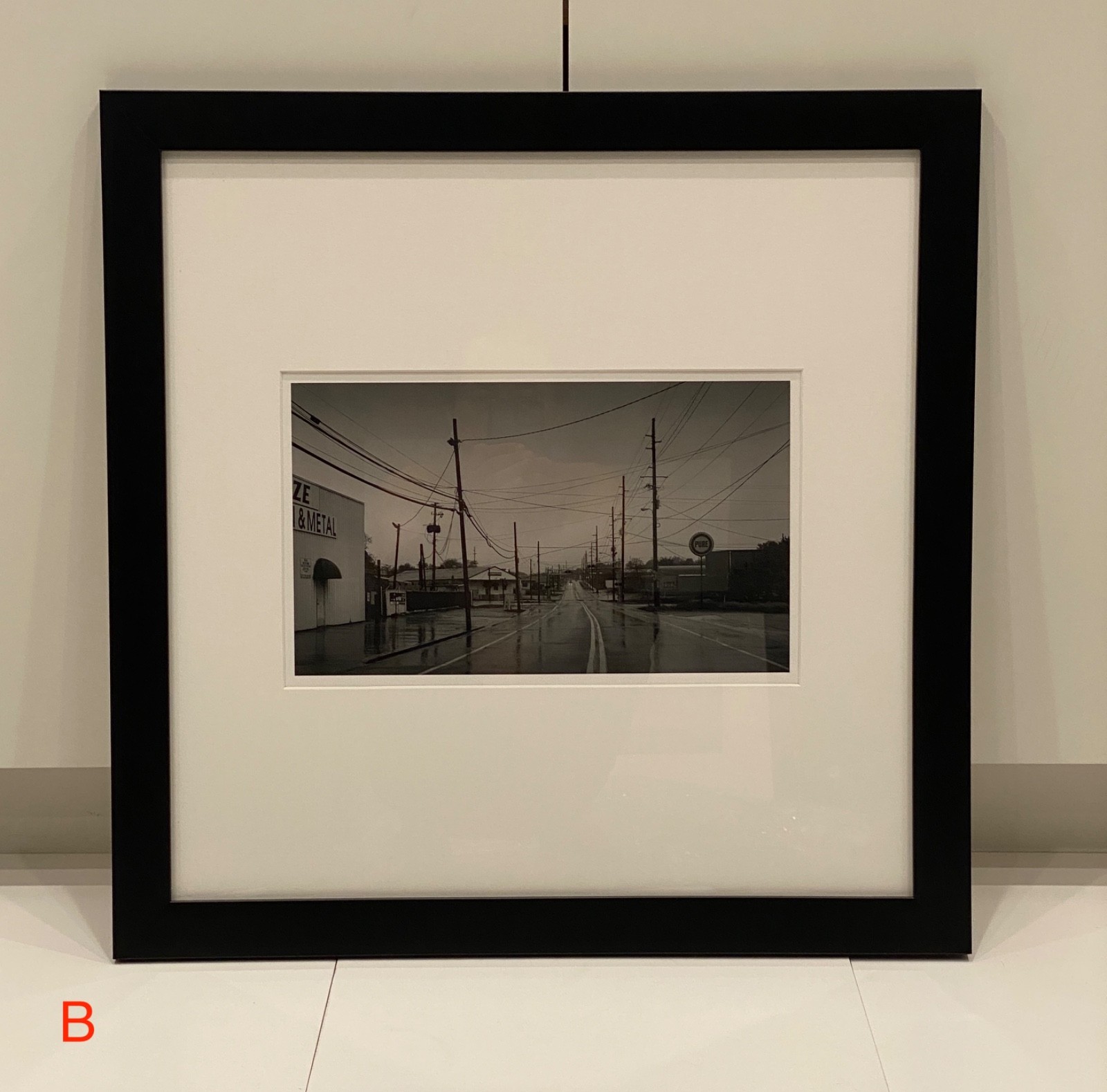 Black & White Wooden Frame Photography Art Work Collection